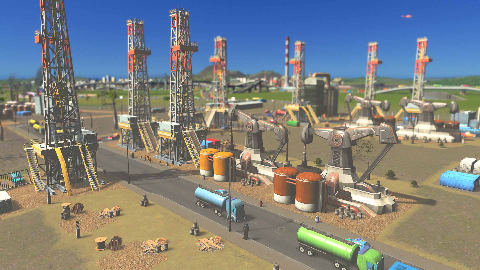 Specialised Industry for an EndtoEnd Supply Chain in Cities Skylines
